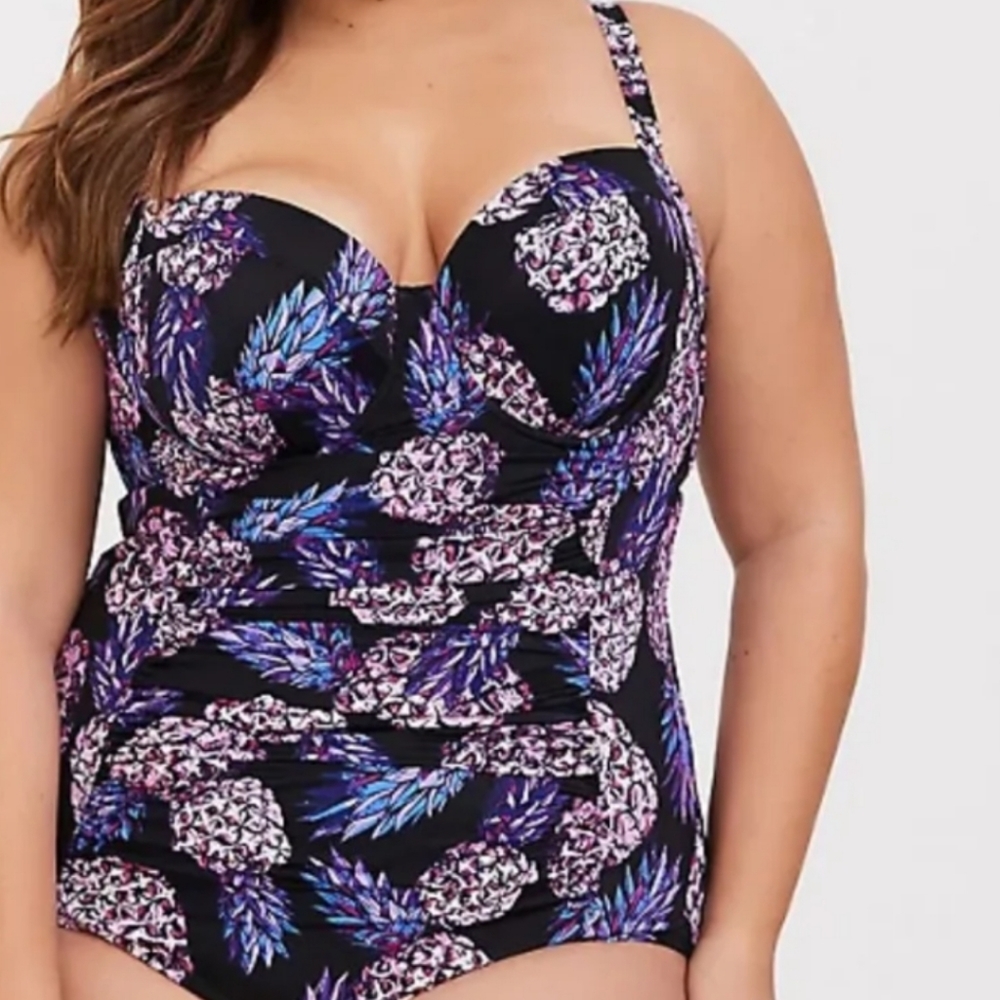 TORRID Pineapple Swimsut
